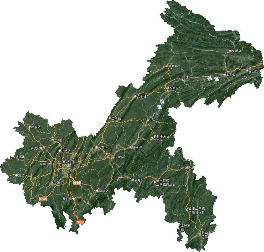 重庆市卫星地图下载(百度网盘离线包下载)